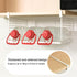 SSYYGET Closet 14.2 inches) Under Shelf Organizer, Detachable Under Shelf Basket, Metal Hanging Under Desk Basket
