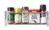 Nifty Solutions Spice Racks, Door/Wall Stainless Steel Spice Rack