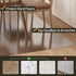 4'6' Area Floor Mat for Home, Translucent Black No Slip Waterproof Vinyl Area Rug for Hard Floor, Spill Resistant Floor