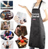 MBMSO Funny Cooking Aprons for Couples - Professional Chef and Taster Matching Apron with Pockets