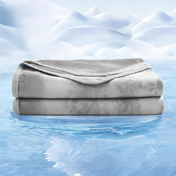 EMME Cooling Blanket Twin Size (60"x80"), Q-Max 0.5 Cooling Blankets for Hot