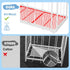 Dmticoasis Stuffed Animal Storage Metal Tube Small Toy Storage Organizer with Elastic Cord, Multifunctional Garage Ball