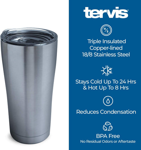 Tervis Best Mom Ever Yellow Floral Insulated Tumbler Travel Cup, Keeps Drinks Cold & Hot, 20oz Legacy