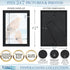 Icona Bay 5x7 Picture Frames, Black, 12 Pack, Beautifully Detailed Molding, Contemporary Set for Wall Mount or Table Top
