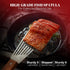 Rifsa 1 6.5-Inch Slotted Elegant Silver Fish Turner Spatula Metal Fish Spatula with Blade & Ergonomic Walnut Wooden
