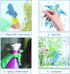 GORGECRAFT 4PCS 6.3” Sea Turtles Window Clings, Static Sea Animal Glass Decals for Bathroom Film