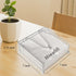 Flat Napkin Holder for Table, Elegant Rustic Iron Metal with Weighted Arm, Modern Square Paper Napkin Holders