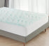 California Design Den Twin Cooling Mattress Pad, 3-Zone Quilted Twin Size, Non-Slip Soft Mattress Pad