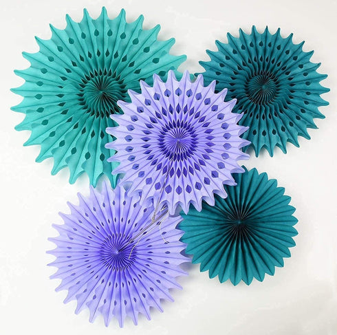 Mermaid Birthday Party Decorations Teal Purple / Wonderland Frozen Party Supplies / Under The Sea Decorations