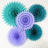 Mermaid Birthday Party Decorations Teal Purple / Wonderland Frozen Party Supplies / Under The Sea Decorations