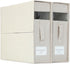Simple&Opulence 2 Pack Bed Sheet Organizers (Queen & King Size), Foldable Storage Box for Linen Closet