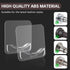 BRIOFOX Extra-Large Adhesive Shower Curtain Rod Holder, No Drilling, 2 Pack, Transparent Retainer