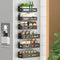 Sevenblue 6 Pack Strong Magnetic Spice Rack for Refrigerator, Multipurpose Magnetic Shelf
