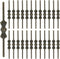 Murtenze 350Pcs Chandelier Connectors Clips Pins - Chandelier Replacements for Fastening Crystals Parts