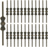Murtenze 350Pcs Chandelier Connectors Clips Pins - Chandelier Replacements for Fastening Crystals Parts