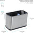 Kitchen Details Cup Sponge Holder/Basket - Space-Saving Stainless Steel Suction Sink Caddy for Kitchen or Bathroom
