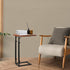 Premium Adjustable C-Shaped End Table for Couch, Mini Side Tables for Sofa, Small Coffee Table with Metal Frame