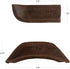 Hide & Drink Rustic Leather Hot Handle Holders, Set of 2 for Cast Iron Skillets & Pans (Bourbon Brown)