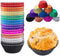 Foil Cupcake Liners, Standard Size Rainbow Baking Cups, 500 Pieces for Weddings, Birthdays, Baby Showers