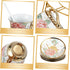 Zhehao 20 Set Set Pcs Porcelain Tea with Metal Holder and Spoon Adult Ceramic Tea European Flower Painting Teapot Cup
