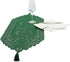 rockcloud Lace Table Cloth Runner for Wedding Banquet Decorations, Christmas Party Decor, Green, 13 x 35 Inch
