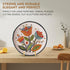 Plate Holder Easel Display Stand, 8 inch Large Twisted Metal Wire Easels for Decorative Plates, Picture Frames, Canvas