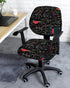 Office Chair Cover Education Protective Stretchable Universal Computer Chair Covers Math Formula Doodle Stretch Rotating Chair Slipcover