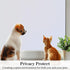 DUOFIRE Frosted Glass Window Film, Matte White Static Cling No Glue Anti-UV Sticker for Privacy Office Bathroom Living