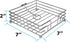 Blue Donuts Wire Collection Napkin Holder - Flat Napkin Holder for Tables, Dining Table Napkin Holders for Kitchen