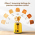 iSiLER 2 Slice Toaster, 1.3 Inch Wide Slot with 7 Shade Settings, Compact Bread Toaster with Removable Crumb Tray