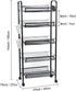 YESBAY 5 5-Layers) Fruit Vegetable Basket for Kitchen, Tier Fruit Vegetable Storage Basket, Stackable Metal Mesh