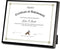 Golden State Art 8.5x11 Aluminum Frame - Real Glass, Metal Frame for 8.5 by 11 inch Document with Easel Stand (Black, 1