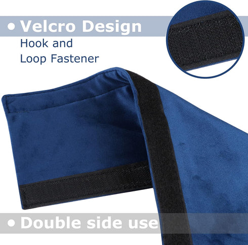 3PCS Refrigerator Door Handle Covers, Kitchen Decor, Anti-Static Stains for Fridge Dishwashers, Blue