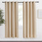 NICETOWN Biscotti Beige Room Darkening Curtain, 55x78 inches, 1 Piece, Modern Design for Kid's Room