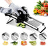 Mandoline Food Slicer, Adjustable Mandoline Slicer for Kitchen, Stainless Steel Mandolin Vegetable