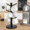 Wisuce Black Coffee Mug Tree, Bamboo Mug Holder for Countertop, Coffee Cup Stand Organizer