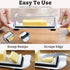 Countertop MORGLES Airtight Butter Dish with Lid, Butter Keeper for And Refrigerator, Dishwasher Safe