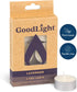Paraffin-Free Scented Tea Light Candles, Lavender Scent, 6 Tea Lights, 4-Hour Burn Time