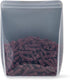W&P Porter Silicone Reusable Storage Bag, Sandwich (50oz Stand-Up), Slate Food Storage Container, Microwave Safe