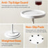 WW168BZ01 HOOBRO Small Round Side Table, Drink Table, Coffee Martini Table with Pedestal Accent for Small Spaces