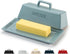 Butter Dish with Lid for Countertop, by Kook, Ceramic Dish Tray with