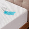 Waterproof Mattress Protector, Cal King Size Fitted Sheet with Stretchable Pockets, Soft Breathable Cooling Material