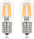 E17 LED Bulb for Microwave Oven Light, 2W Warm White Replacement Bulb, 2 Pack