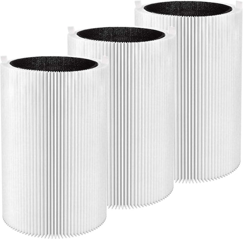 Smilyan 3 Pack Replacement Filters for Blueair Blue Pure 411, 411+ 411 Auto and Mini Air Purifier