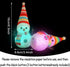 Honoson 5 7 Pieces Colors Changing Glowing Snowmen Light Christmas Snowman Light Changing LED Night Light Table