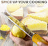 Stainless Steel Cheese and Citrus Zester Grater - Extra Sharp Blade for Lemons, Parmesan, Garlic, Chocolate