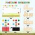 24 Set Train Party Favors, Train Birthday Party Supplies, Wood Trains Painting Crafts Kits, Magnets with Card