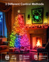 33Ft 100 Smart Fairy Lights LED Twinkle String Lights with Remote & APP Control, Color Changing USB Fairy Lights Music