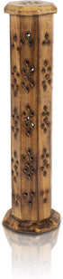 Wooden Incense Stick & Cone Burner Holder, Large Organic Eco-Friendly Ash Catcher for Home Fragrance