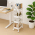 4 ShellKingdom Tier Bathroom Storage Organizer, Slim Rolling Storage Cart for Narrow Space, Mobile Shelving Unit